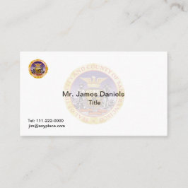 San Francisco California Great Siegel Visitenkarte