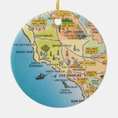 San Francisco California Keramik Ornament (Hinten)