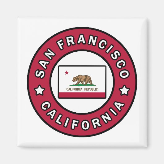 San Francisco California Magnet (Vorne)