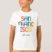 San Francisco California Mitte Jahrhundert, Pop Ar T-Shirt (Vorderseite)