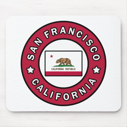 San Francisco California Mousepad (Vorne)