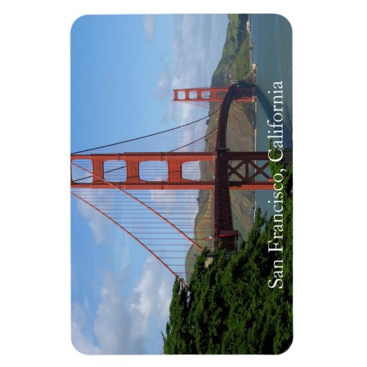 San Francisco California Premium Flexi Magnet (Vertikal)