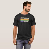 San Francisco California Pride Rainbow Flag Gay Pr T-Shirt (Vorne ganz)