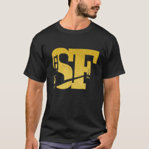 San Francisco California SF Golden Gate Bridge Vin T-Shirt