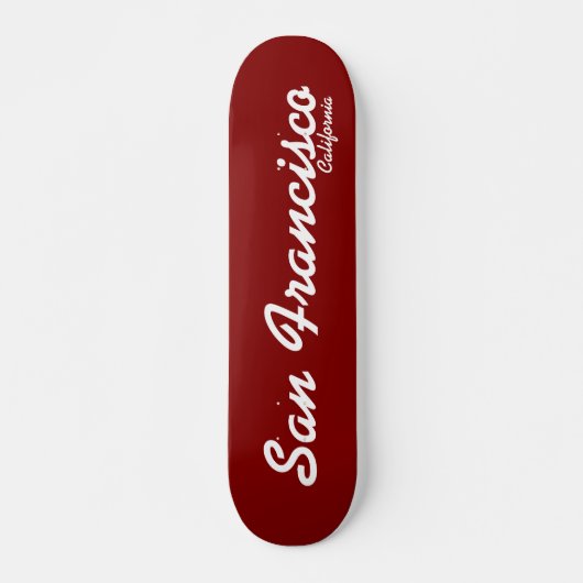 San Francisco, California Skateboard (Vorne)