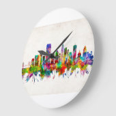 San Francisco California Skyline Große Wanduhr (Winkel)