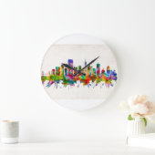 San Francisco California Skyline Große Wanduhr (Zuhause)