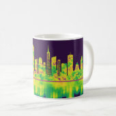 San Francisco California Skyline Kaffeetasse (VorderseiteRechts)