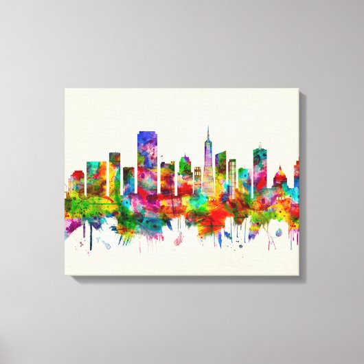 San Francisco California Skyline Leinwanddruck (Vorderseite)