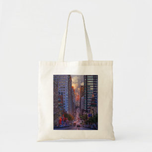 San Francisco California Street Skyline Glitter Tragetasche