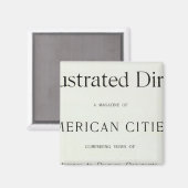 San Francisco California Titelseite Magnet (Vorderseite/Rückseite)