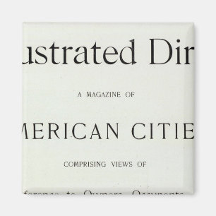 San Francisco California Titelseite Magnet