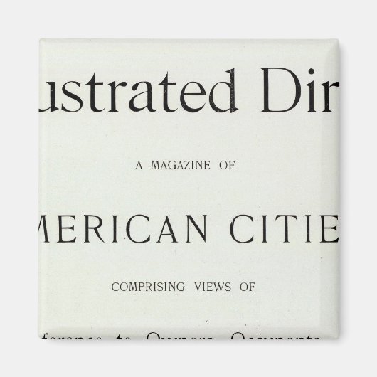 San Francisco California Titelseite Magnet (Vorne)