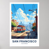 San Francisco California Travel Print Poster (Vorne)