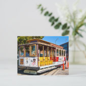 San Francisco California Trolley Car Postcard Postkarte (Stehend Vorderseite)