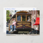 San Francisco California Trolley Car Postcard Postkarte (Vorne/Hinten)