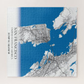 San Francisco California USA Travel City Map Puzzle (Horizontal)