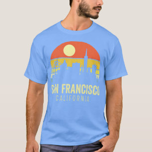 San Francisco California Vintag Sunset T-Shirt