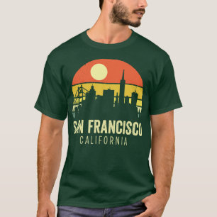 San Francisco California Vintag Sunset T-Shirt