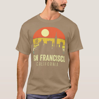San Francisco California Vintag Sunset T-Shirt