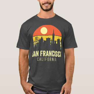 San Francisco California Vintag Sunset T-Shirt