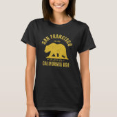 San Francisco California" Vintage Bear T-Shirt (Vorderseite)