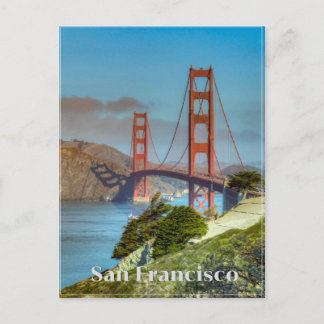 San Francisco California Vintage Reise Postkarte