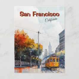 San Francisco, California Vintage Travel Postkarte