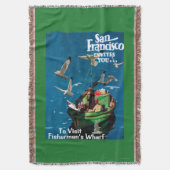 San Francisco, CaliforniaFishermans Kai Decke (Vorderseite Vertikal)