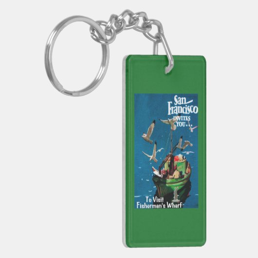 San Francisco, CaliforniaFishermans Kai Schlüsselanhänger (Vorderseite links)