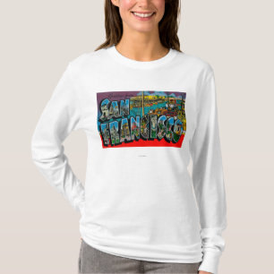 San Francisco, CaliforniaLarge Buchstabe-Szenen T-Shirt