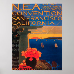 San Francisco, CaliforniaN.E.A. Vereinbarung Poster