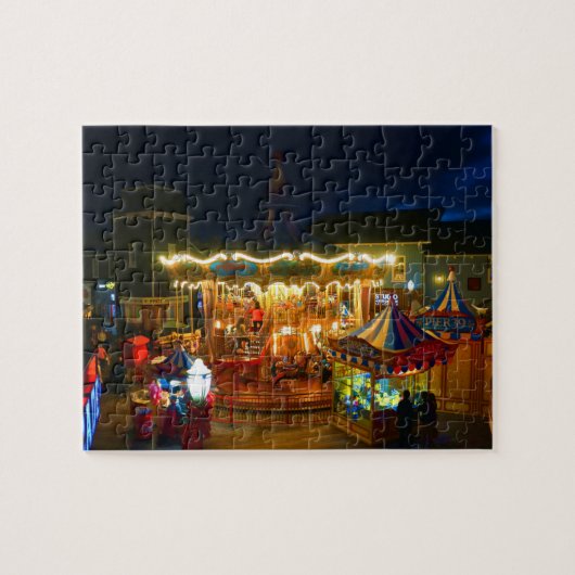 San Francisco Carousel Pier 39 #2 Jigsaw Puzzle (Horizontal)