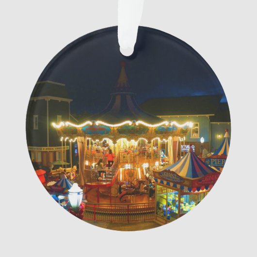 San Francisco Carousel Pier 39 #2 Ornament (Vorderseite)