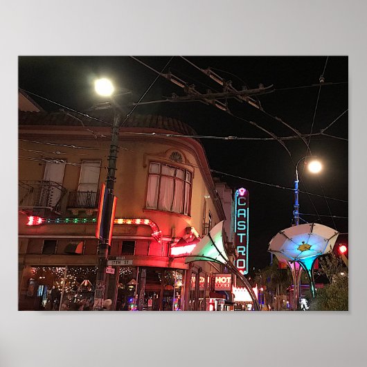 San Francisco Castro Sign #1 Poster (Vorne)