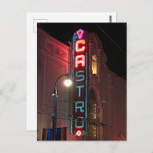 San Francisco Castro Sign #3-2 Postcard Postkarte (Vorne/Hinten)