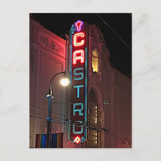 San Francisco Castro Sign #3-2 Postcard Postkarte (Vorderseite)