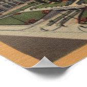 San Francisco, CAUnion Square View Poster (Ecke)