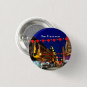 San Francisco Chinatown #11 Button (Vorne & Hinten)