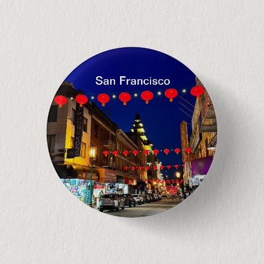 San Francisco Chinatown #11 Button (Vorderseite)
