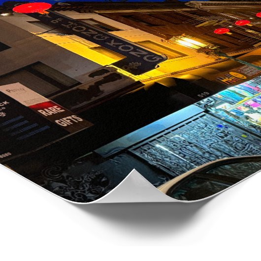 San Francisco Chinatown #11 Poster (Ecke)