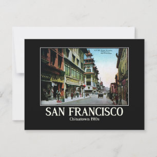 San Francisco Chinatown 1910er Jahre  Postkarte