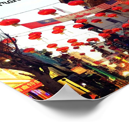 San Francisco Chinatown #5 Poster (Ecke)