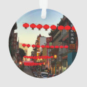 San Francisco Chinatown #9 Ornament (Rückseite)