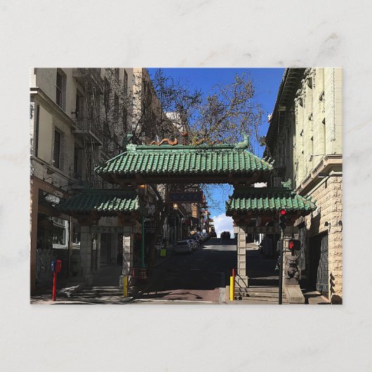 San Francisco Chinatown Gate #3 Postkarte (Vorderseite)
