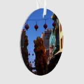 San Francisco Chinatown Lion Dance Ornament (Vorderseite)