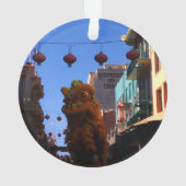 San Francisco Chinatown Lion Dance Ornament (Rückseite)