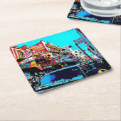 San Francisco Chinatown PapierUntersetzer Rechteckiger Pappuntersetzer (angewinkelt)