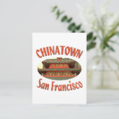 San Francisco Chinatown Postkarte (Stehend Vorderseite)