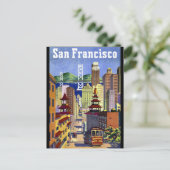 San Francisco Chinatown Postkarte (Stehend Vorderseite)